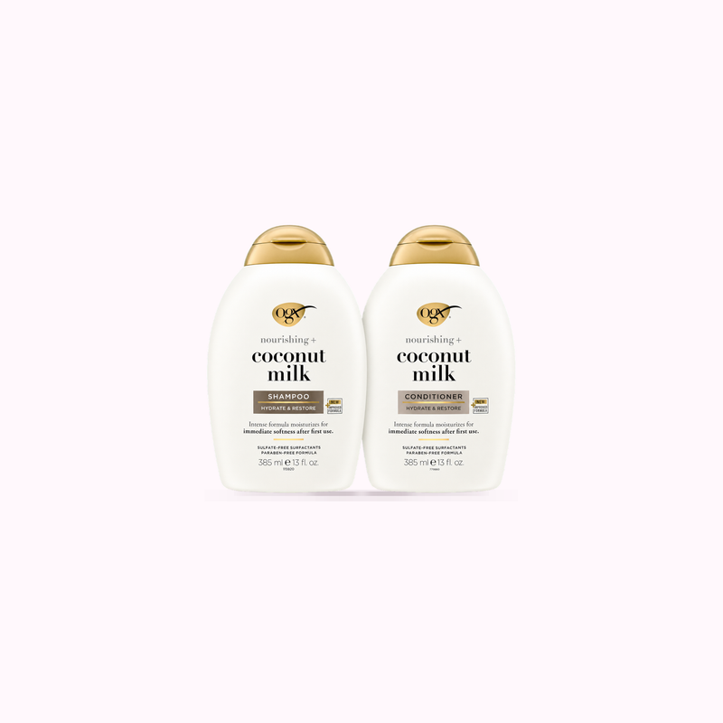 OGX Shampoo and Conditioner Set, Nourishing + Coconut Milk, product cover