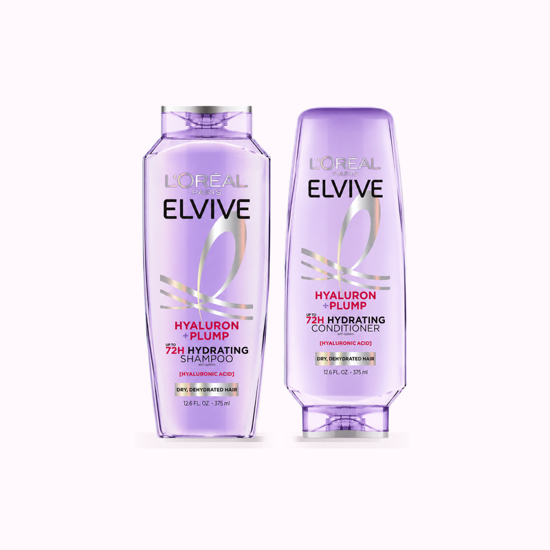 L'Oreal Paris Elvive Hyaluron Plump Shampoo & Conditioner Set - 25.2 fl oz product cover