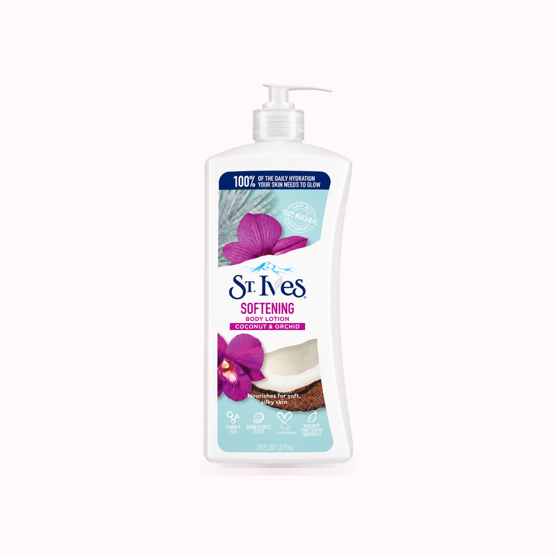 ST Ives SOFTENING COCONUT & ORCHID BODY LOTION product cover