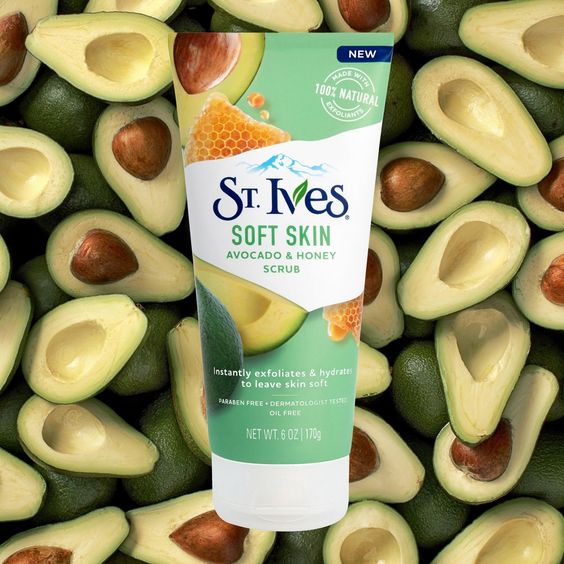 ST Ives SOFT SKIN AVOCADO & HONEY FACE SCRUB