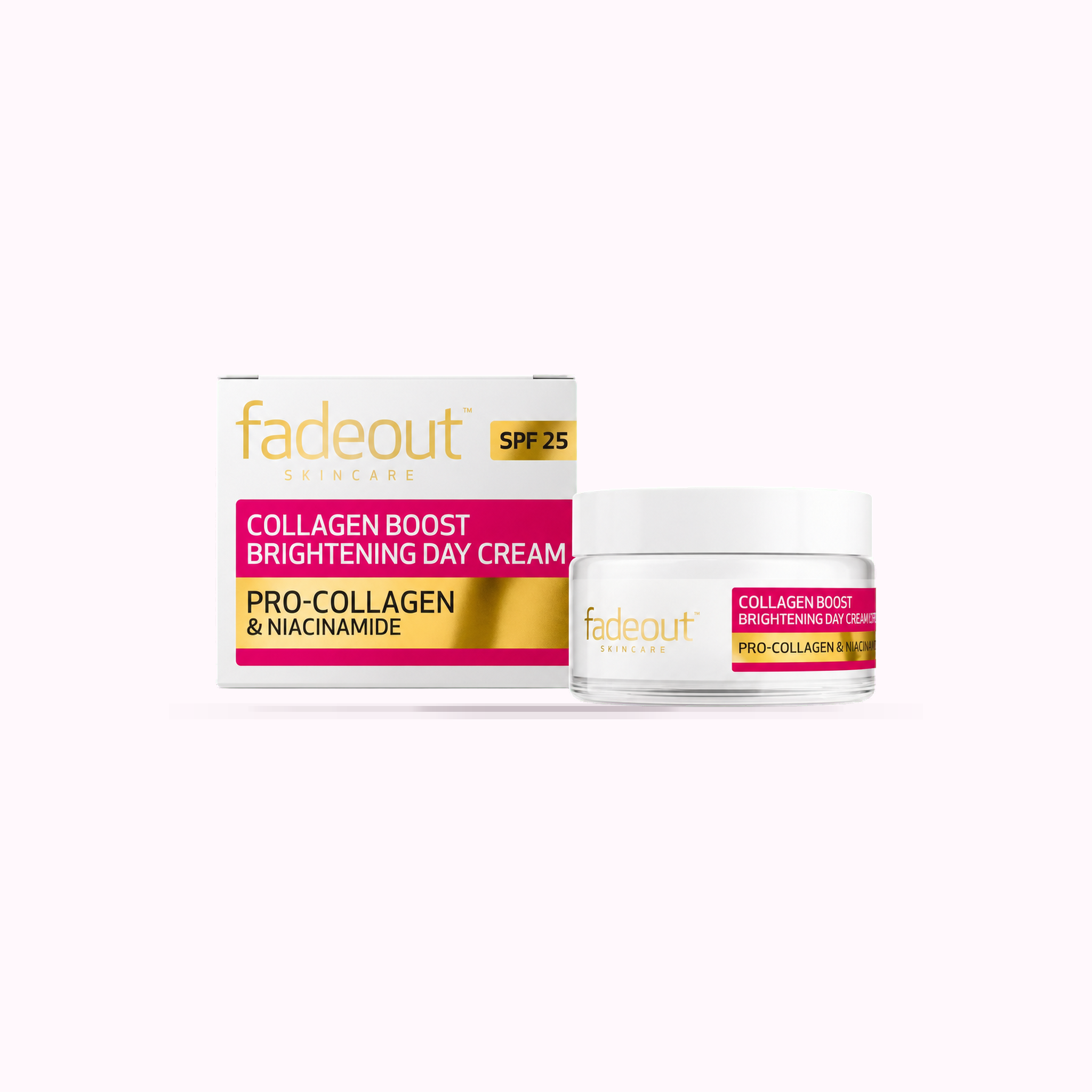 Fade Out COLLAGEN BOOST BRIGHTENING DAY CREAM SPF25 product cover