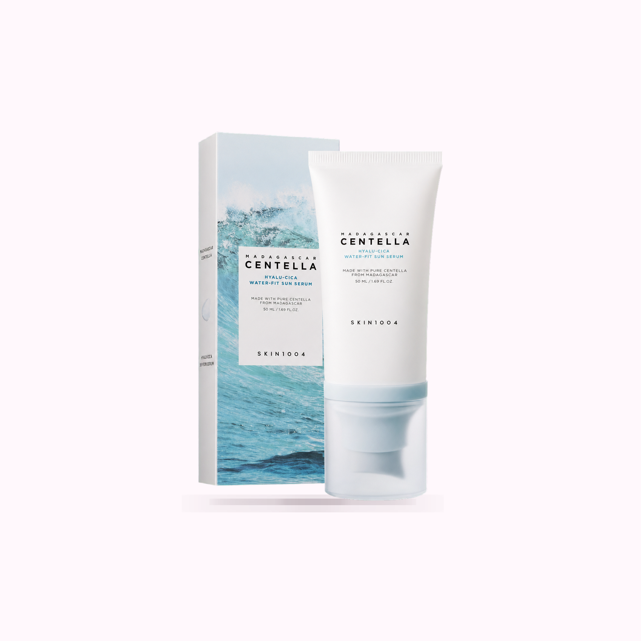 SKIN1004 Madagascar Centella Hyalu-Cica Water-Fit Sun Serum SPF50+ PA++++ 50ml product cover