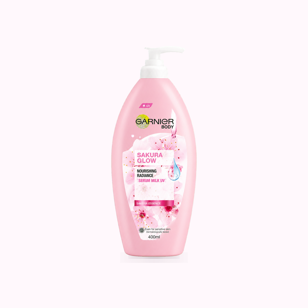 GARNIER Sakura Glow Serum Body Lotion 400ml product cover