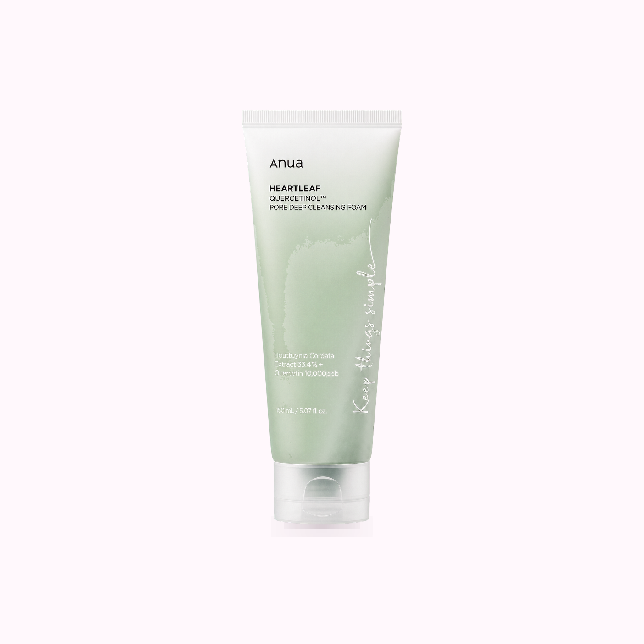 ANUA Heartleaf Quercetinol Pore Deep Cleansing Foam 150ml product cover