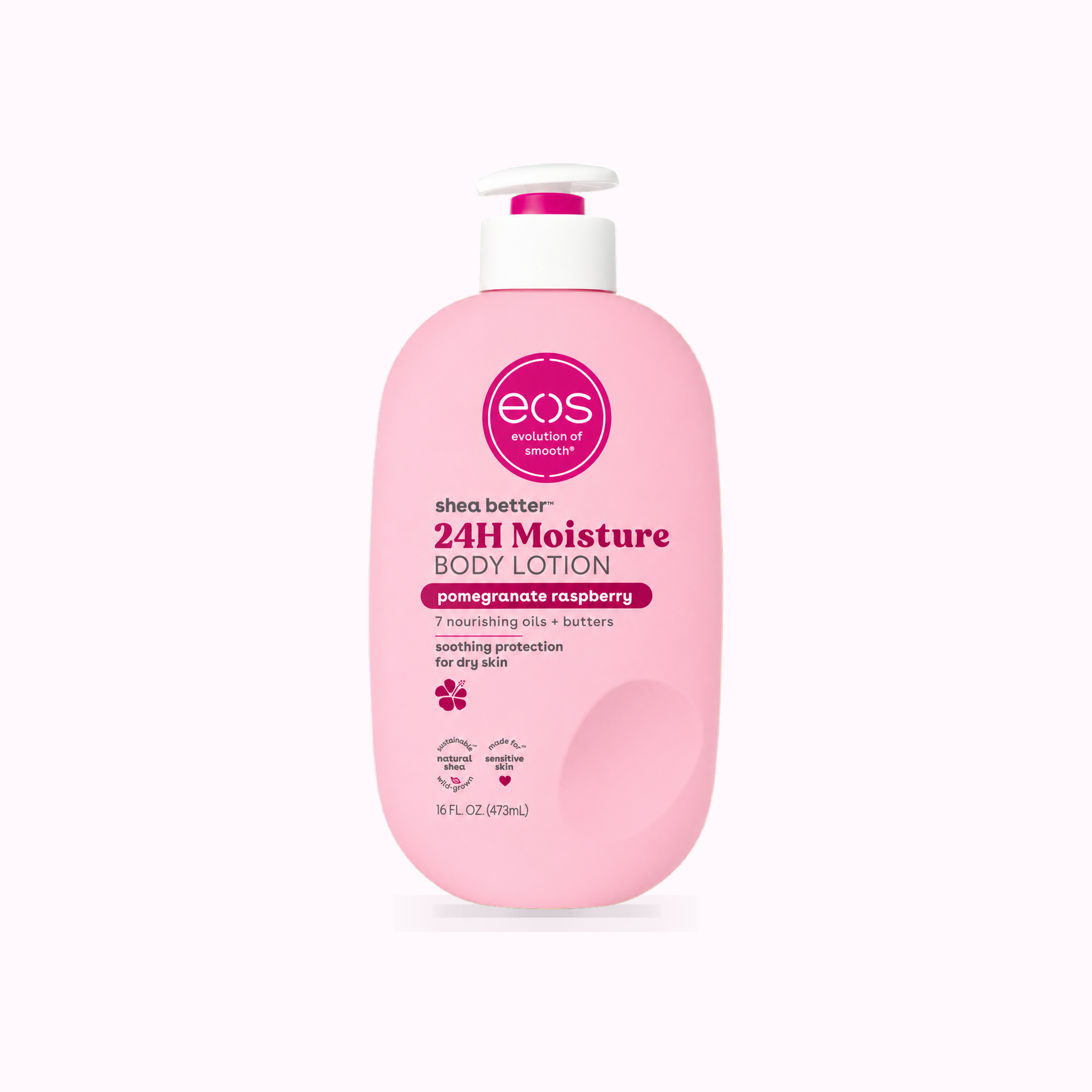 eos Shea Better Body Lotion Pomegranate Raspberry 473ml product cover