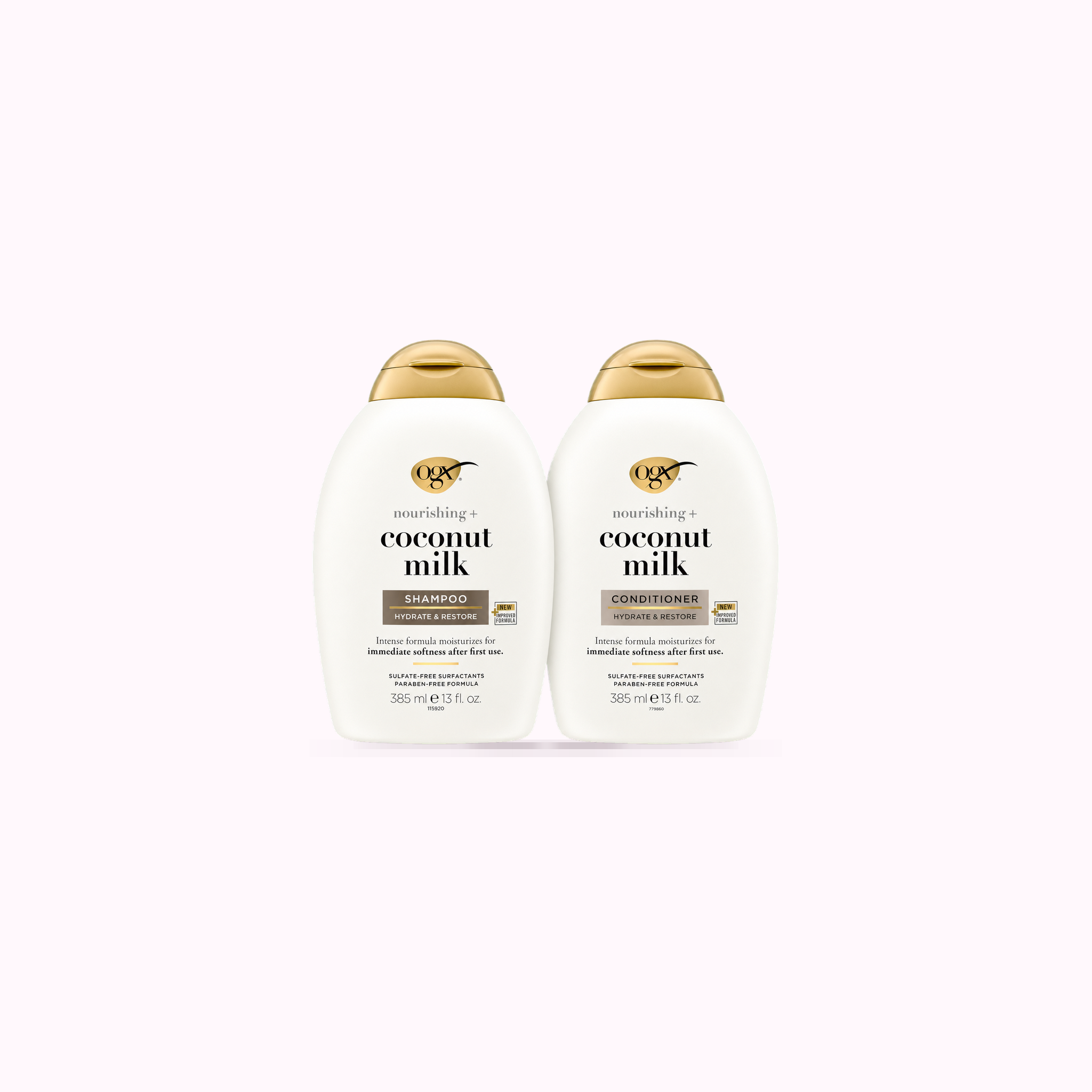 OGX Shampoo and Conditioner Set, Nourishing + Coconut Milk, product cover