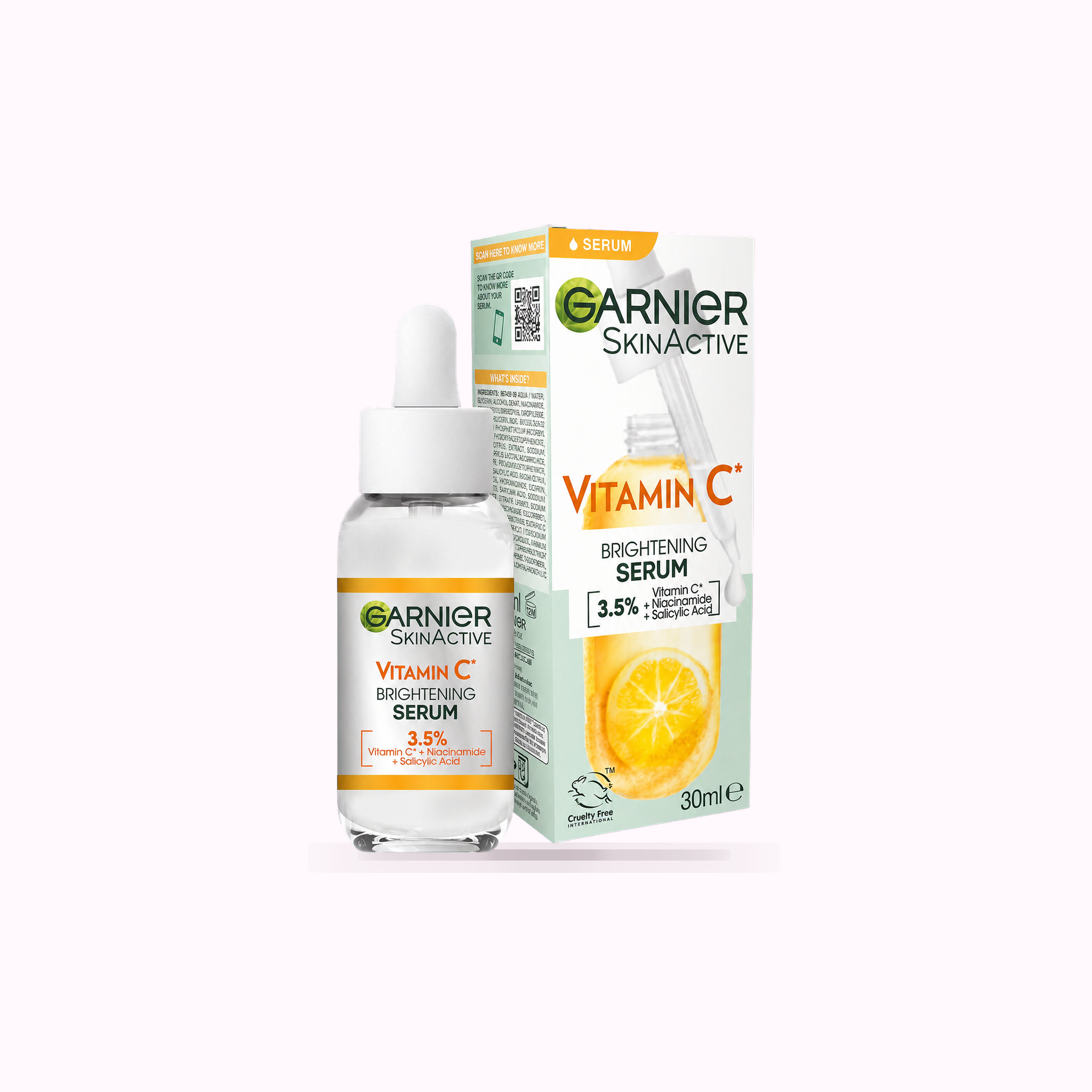 Garnier SkinActive Vitamin C Glow Booster Serum, 50ml product cover