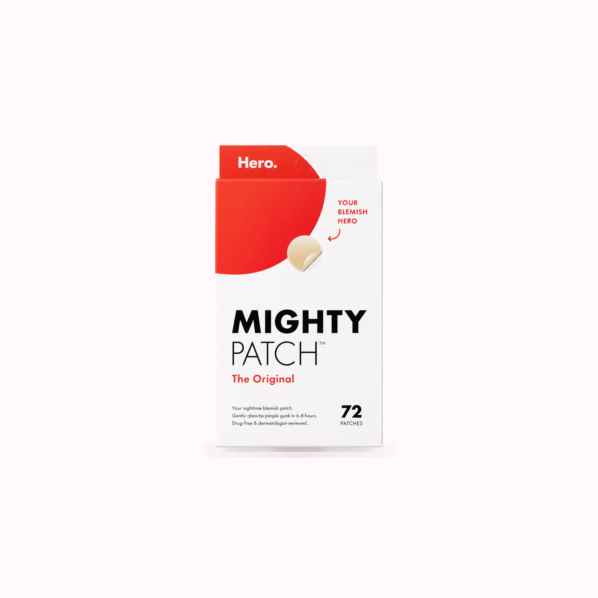 Mighty Patch™ Original from Hero Cosmetics - Hydrocolloid Acne Pimple Patch (72 Patches) product cover