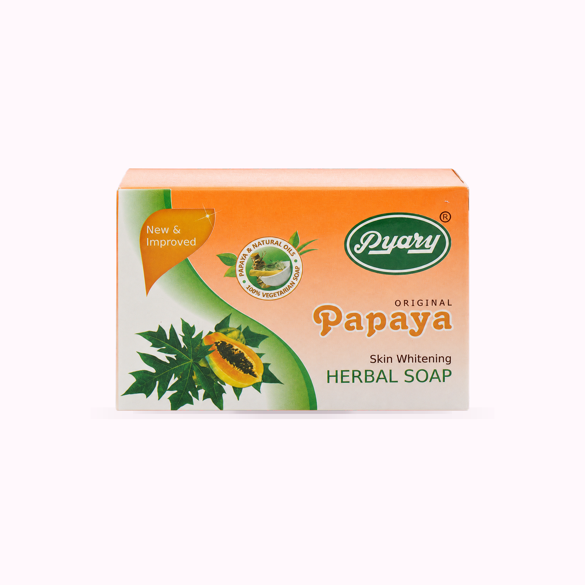 pyary papaya skin whitening herbal soap product cover