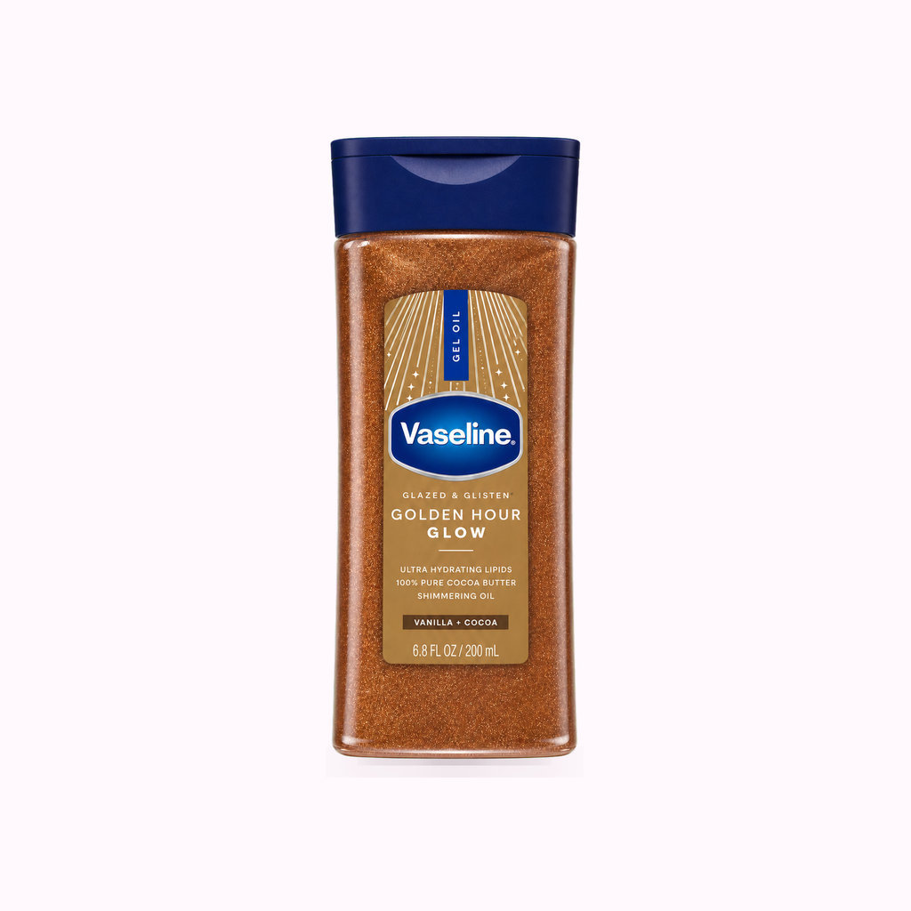 Vaseline Golden Hour Glow Bronze Body Shimmer Gel Oil 200ml product cover