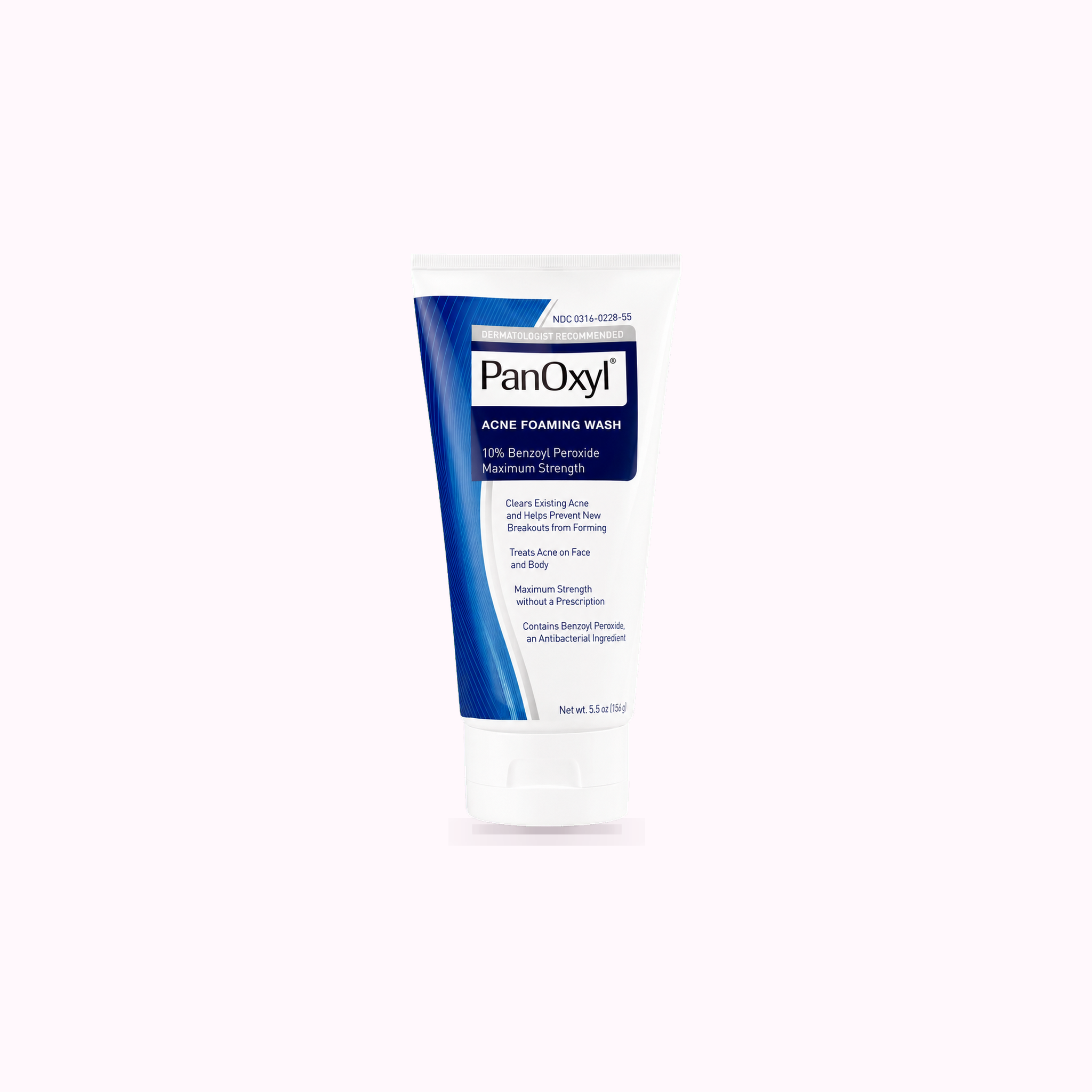 PanOxyl Acne Foaming Wash Benzoyl Peroxide 10% Maximum Strength product cover