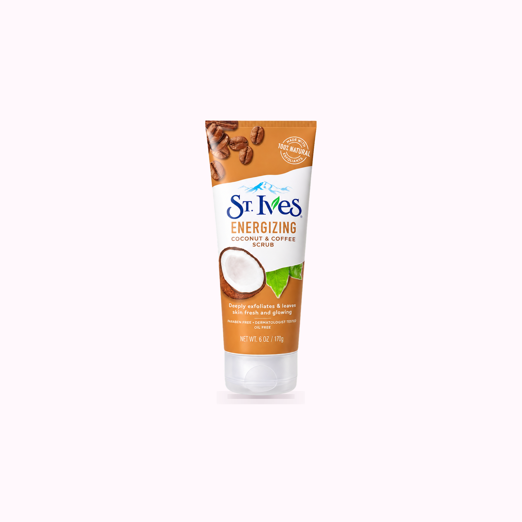 ST Ives  ENERGIZING COCONUT & COFFEE FACE SCRUB product cover
