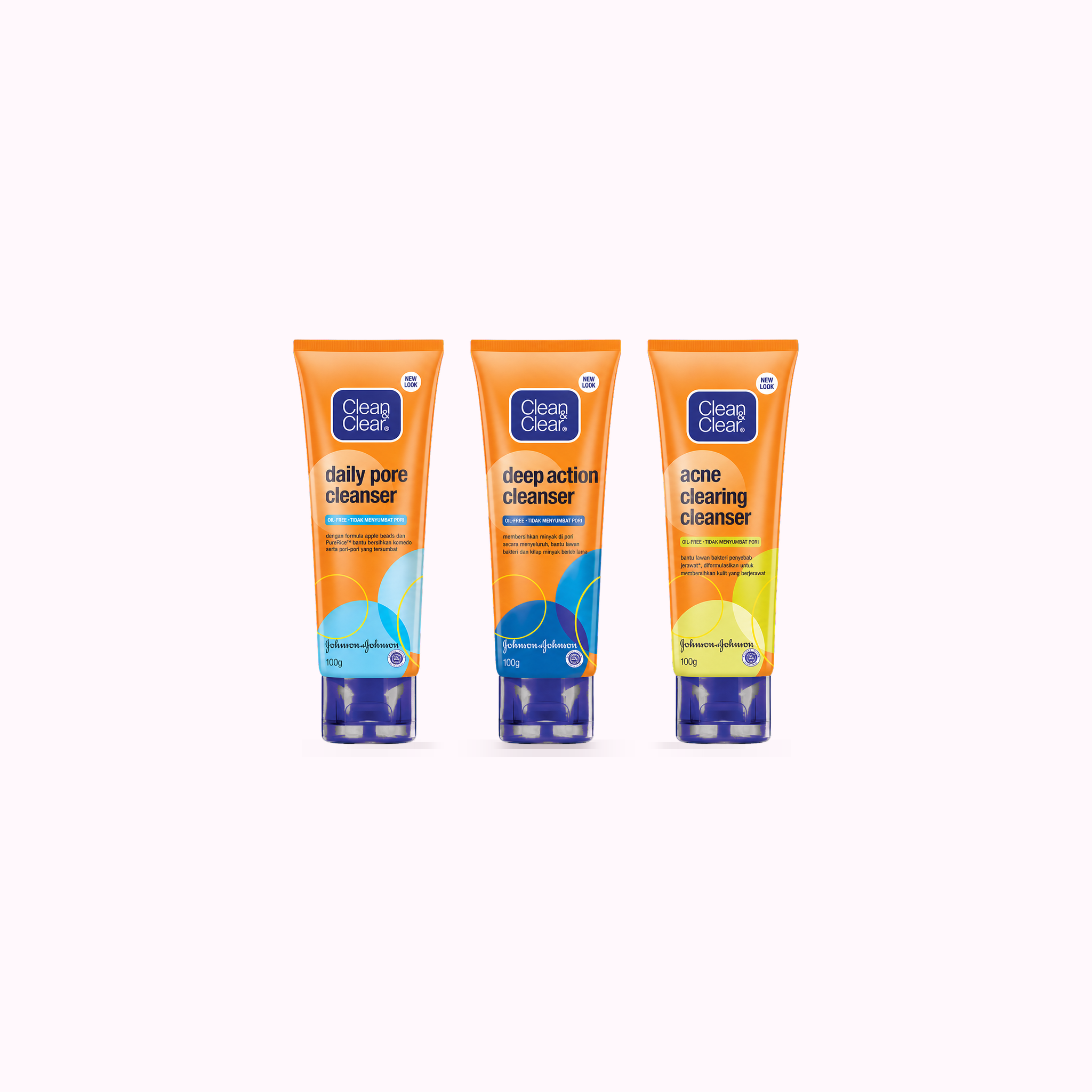CLEAN & CLEAR Daily pore cleanser|Deep action cleanser|acne cleanser product cover