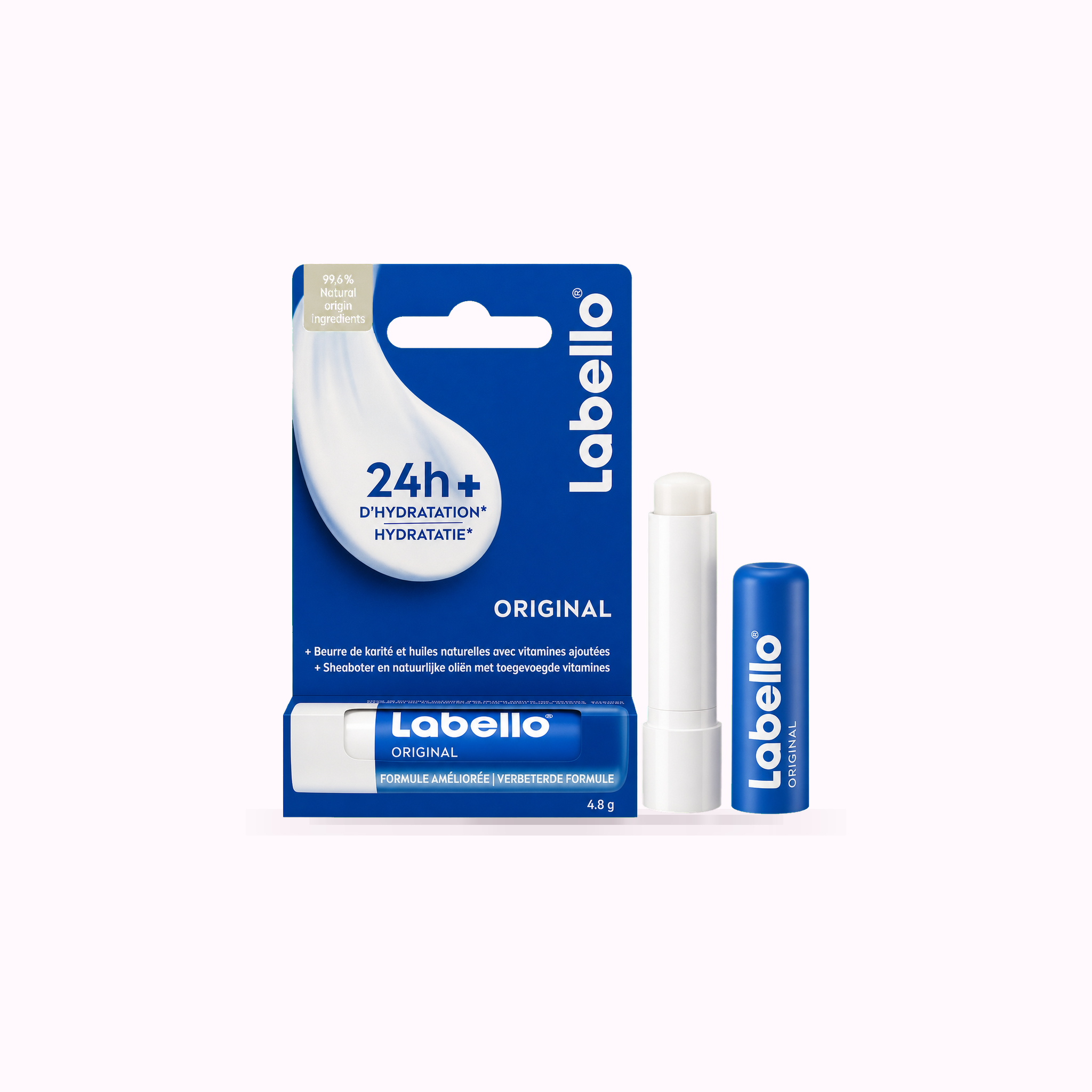 Labello Lip Balm 24H Moisture Original 4.8gr product cover