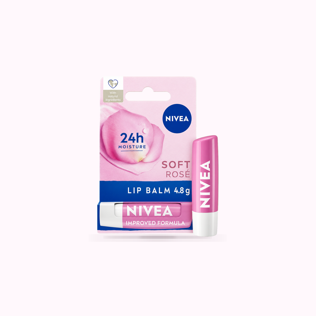 NIVEA Soft Rose Lip Balm product cover
