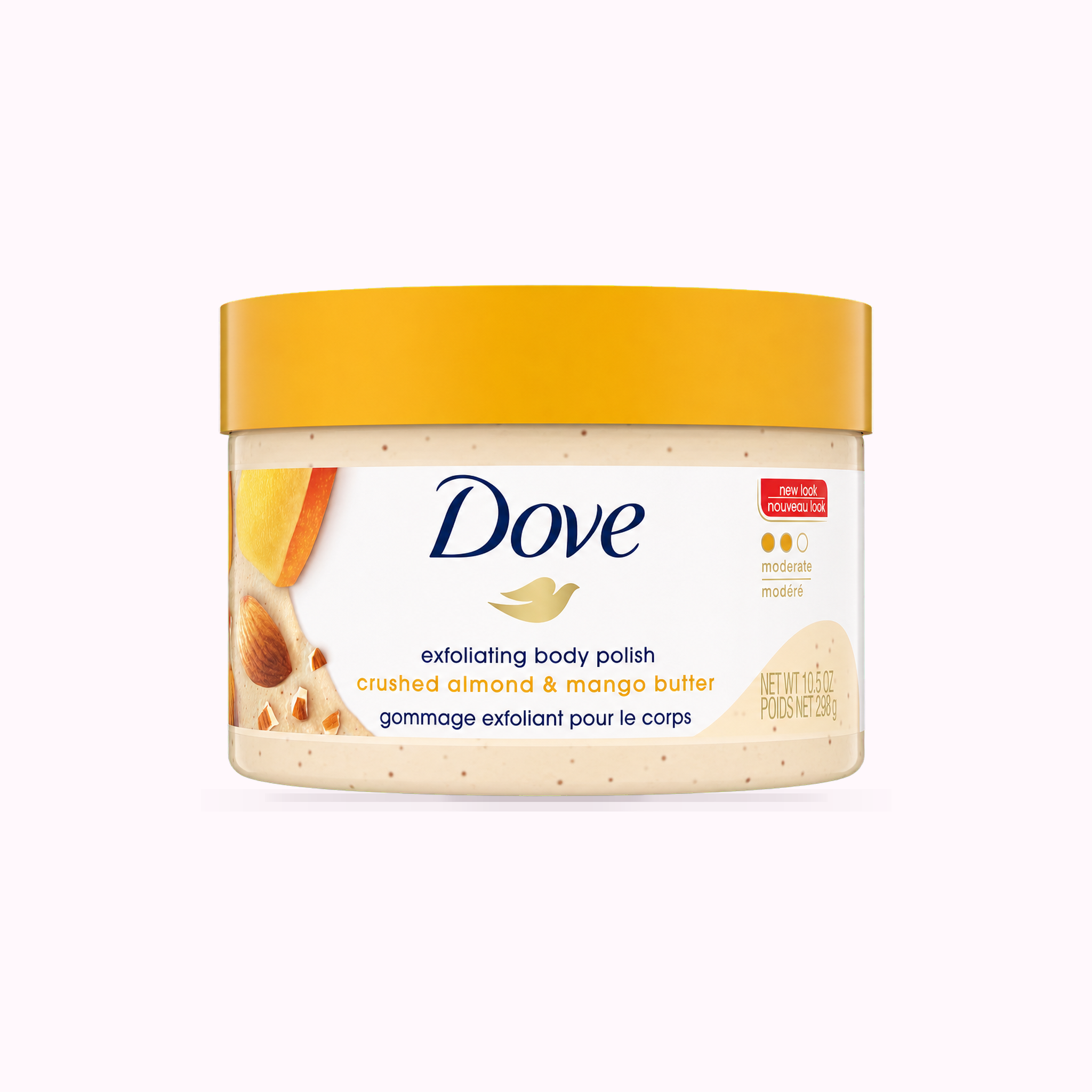 Dove Crushed Almond & Mango Butter Exfoliating Body Scrub product cover