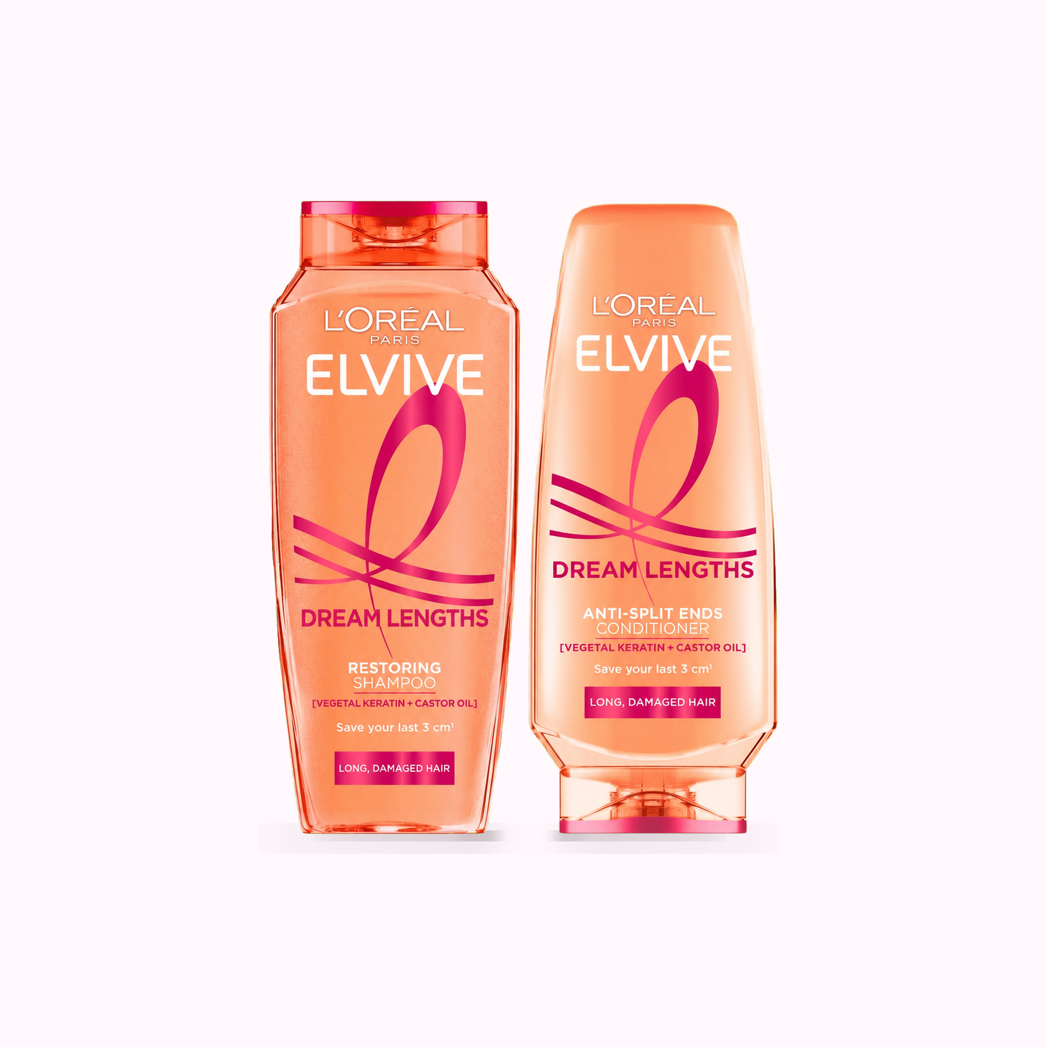 L'Oreal Elvive Dream Lengths Restoring Shampoo & Super Detangling Conditioner 300ml product cover