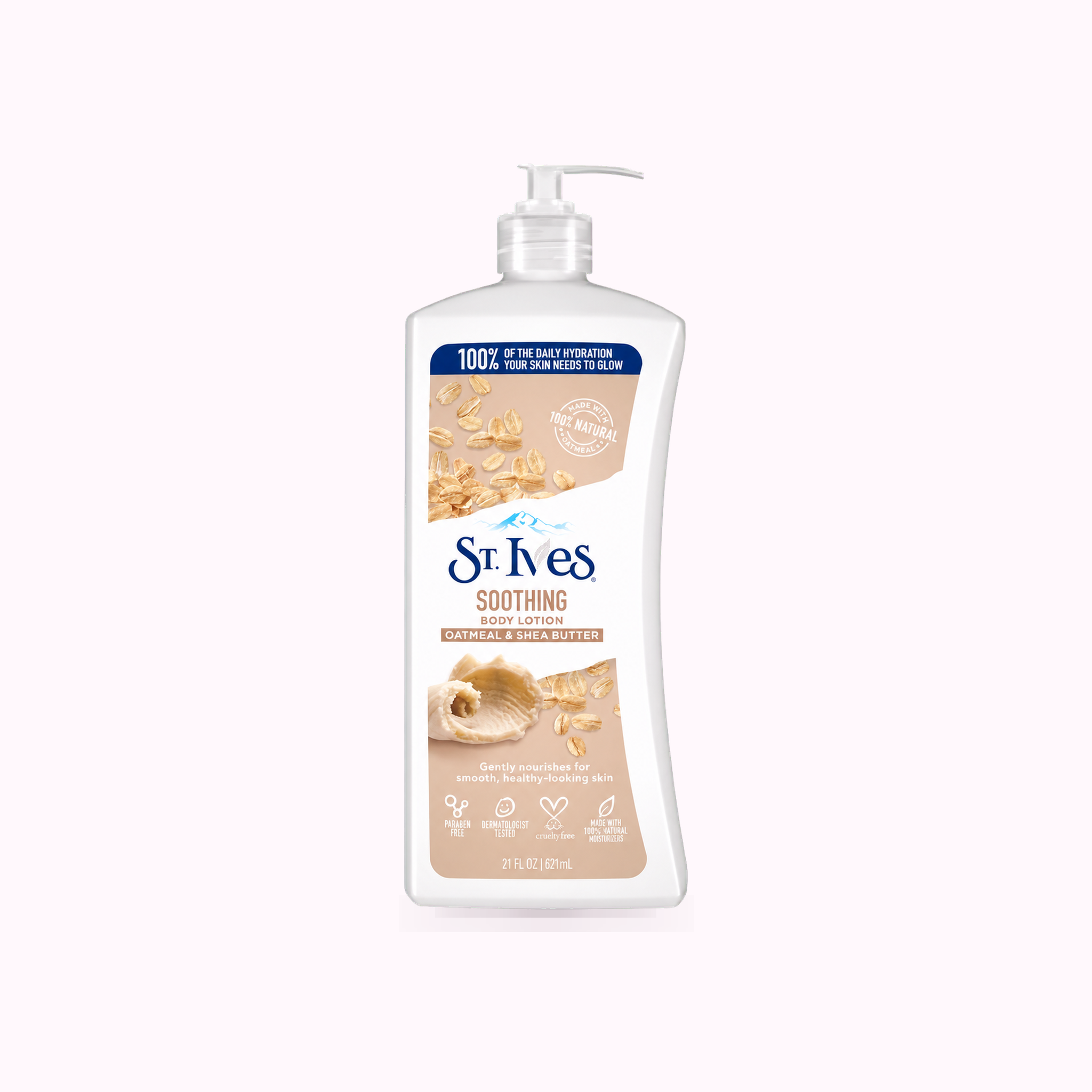 ST Ives SOOTHING OATMEAL & SHEA BUTTER BODY LOTION product cover