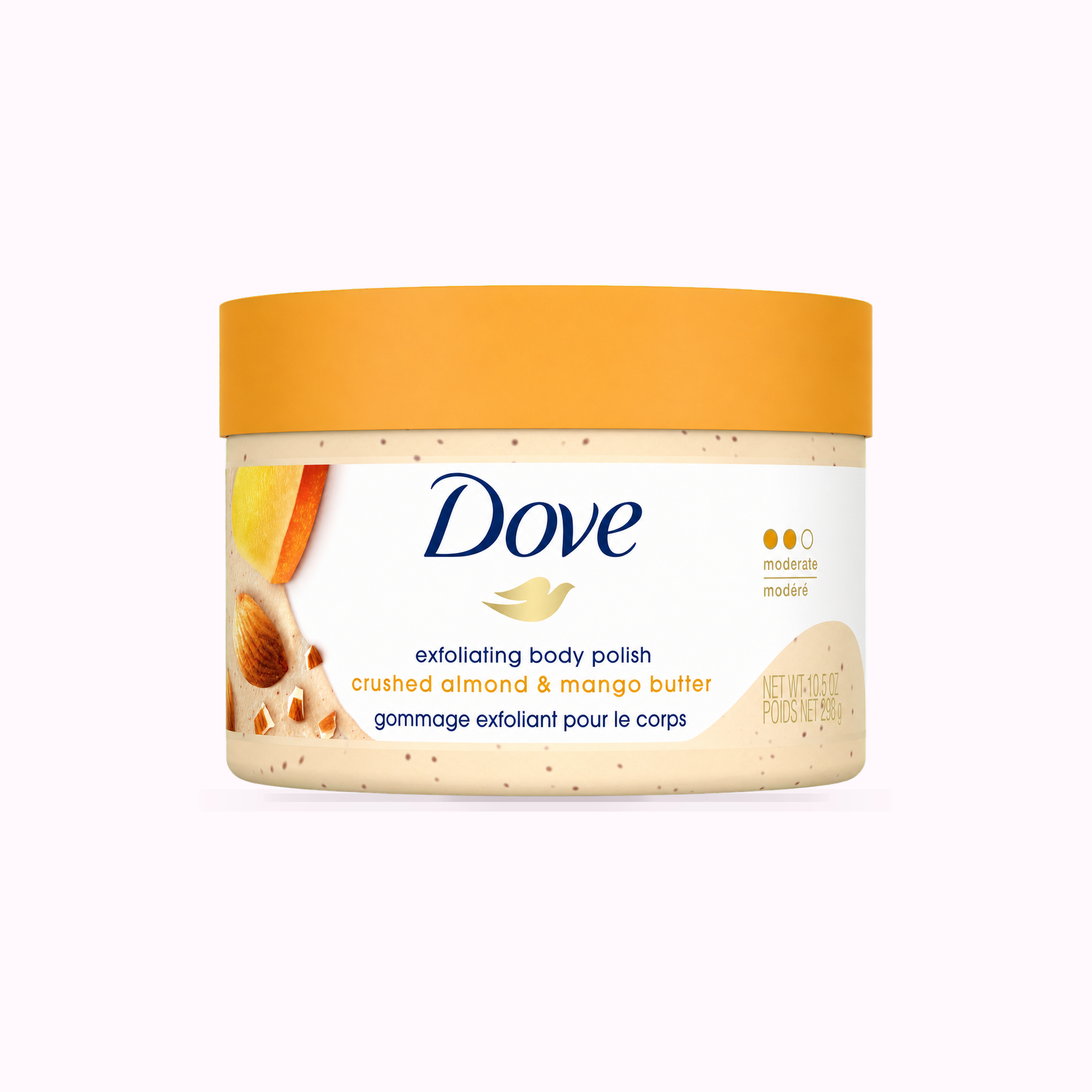 Dove Crushed Almond & Mango Butter Moderate Exfoliating Body Polish product cover