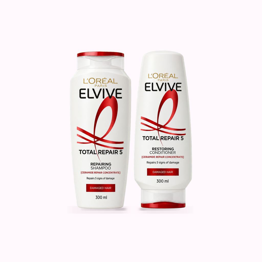 L'Oreal Elvive Total Repair 5 Repairing Shampoo & Conditioner 300ml product cover