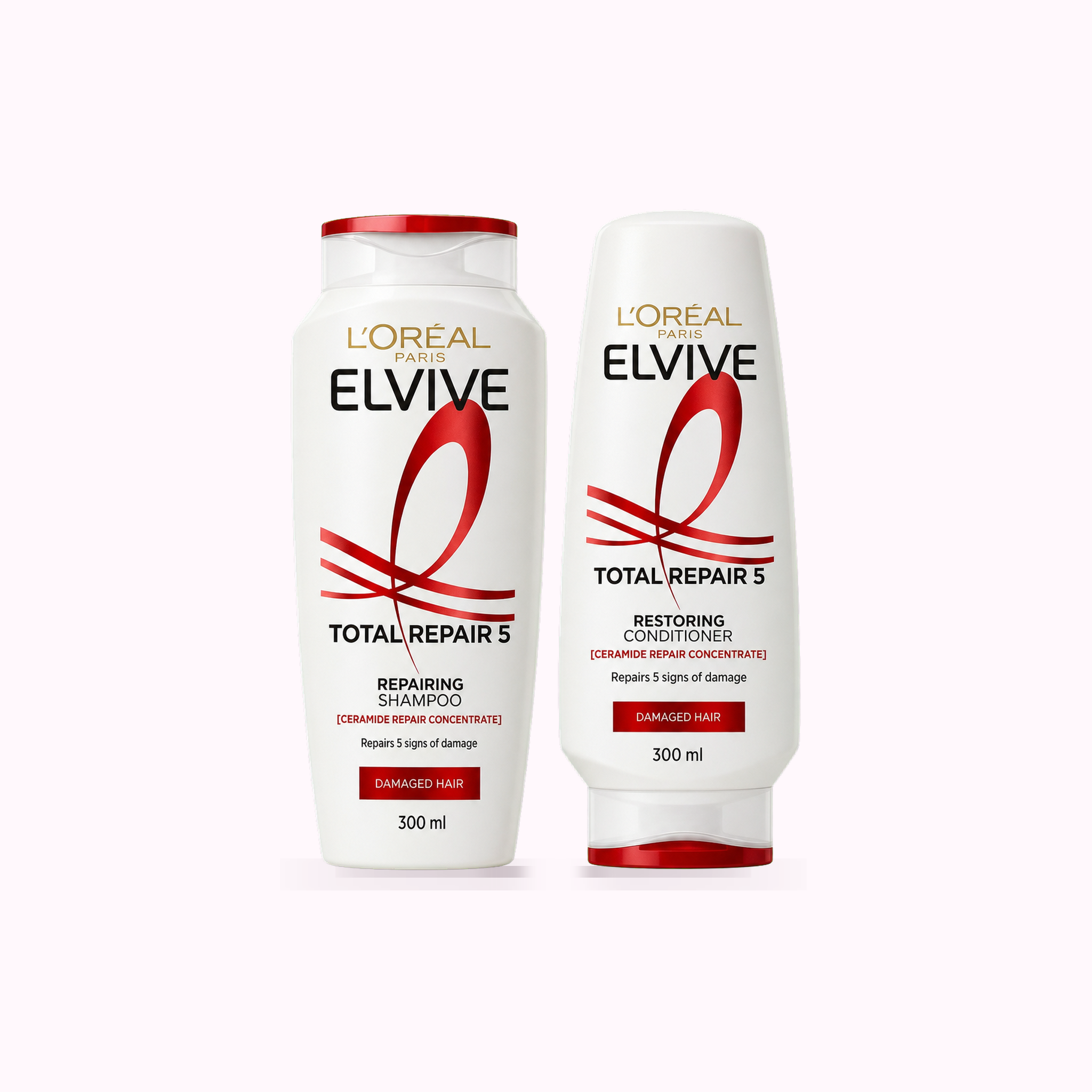 L'Oreal Elvive Total Repair 5 Repairing Shampoo & Conditioner 300ml product cover