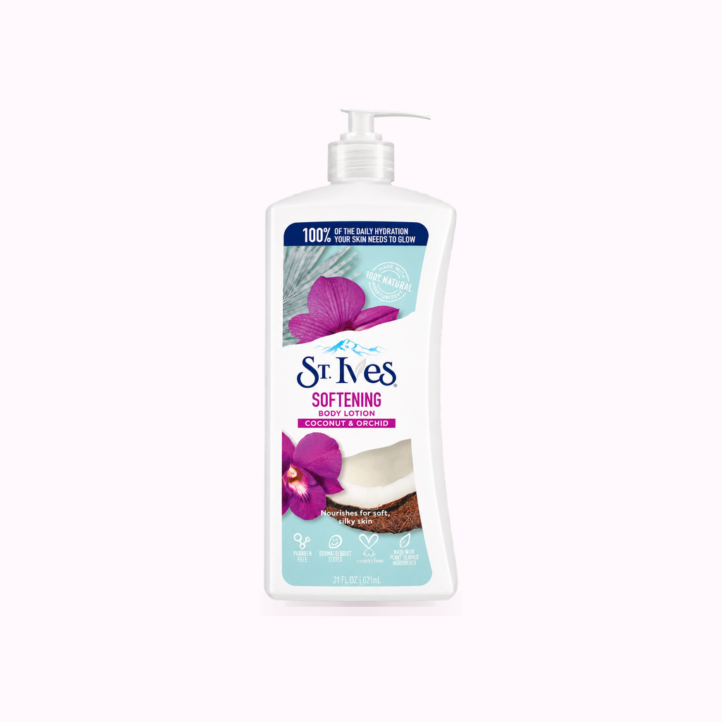 ST Ives SOFTENING COCONUT & ORCHID BODY LOTION product cover