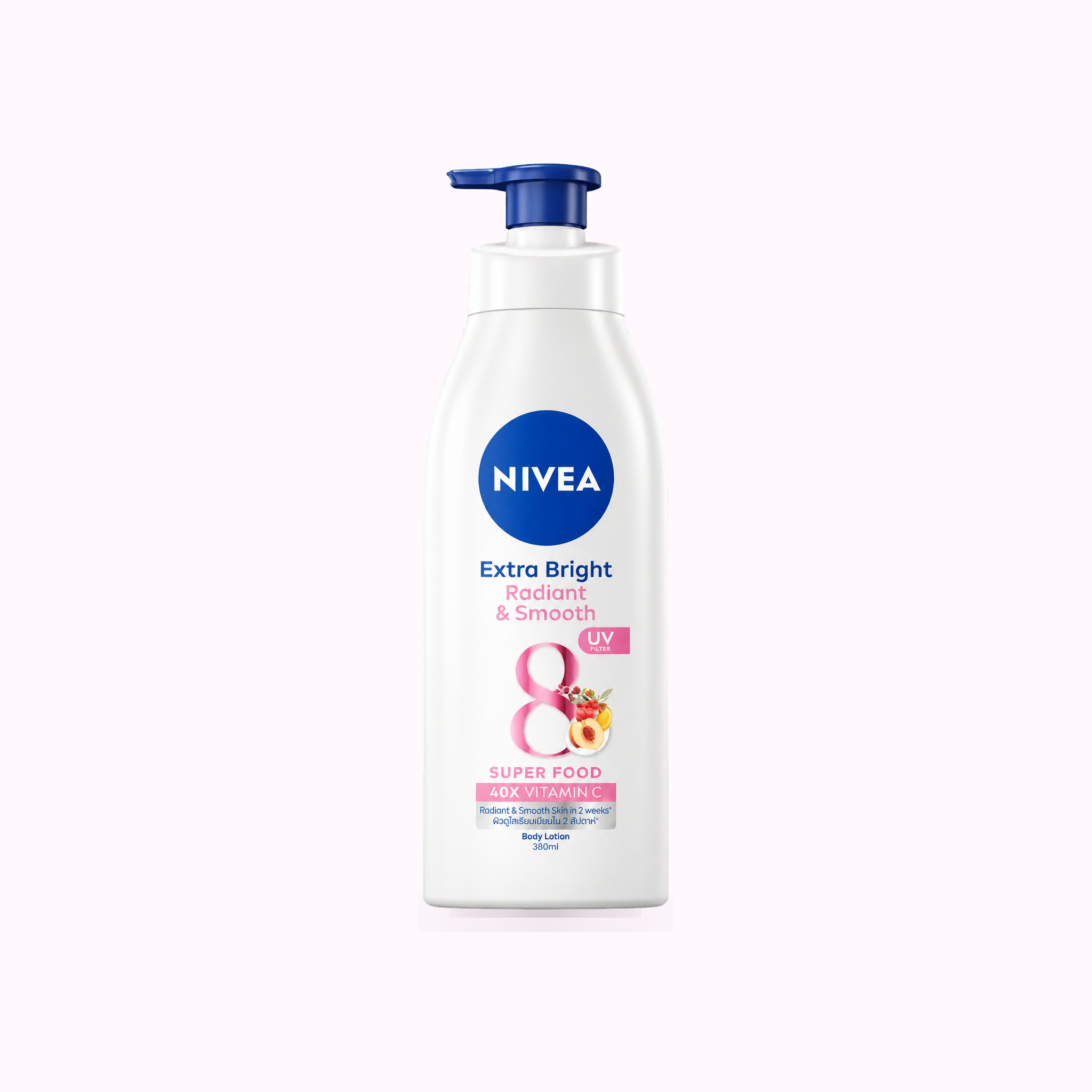 Nivea Extra Bright Radiant And Smooth Lotion UV 380m product cover