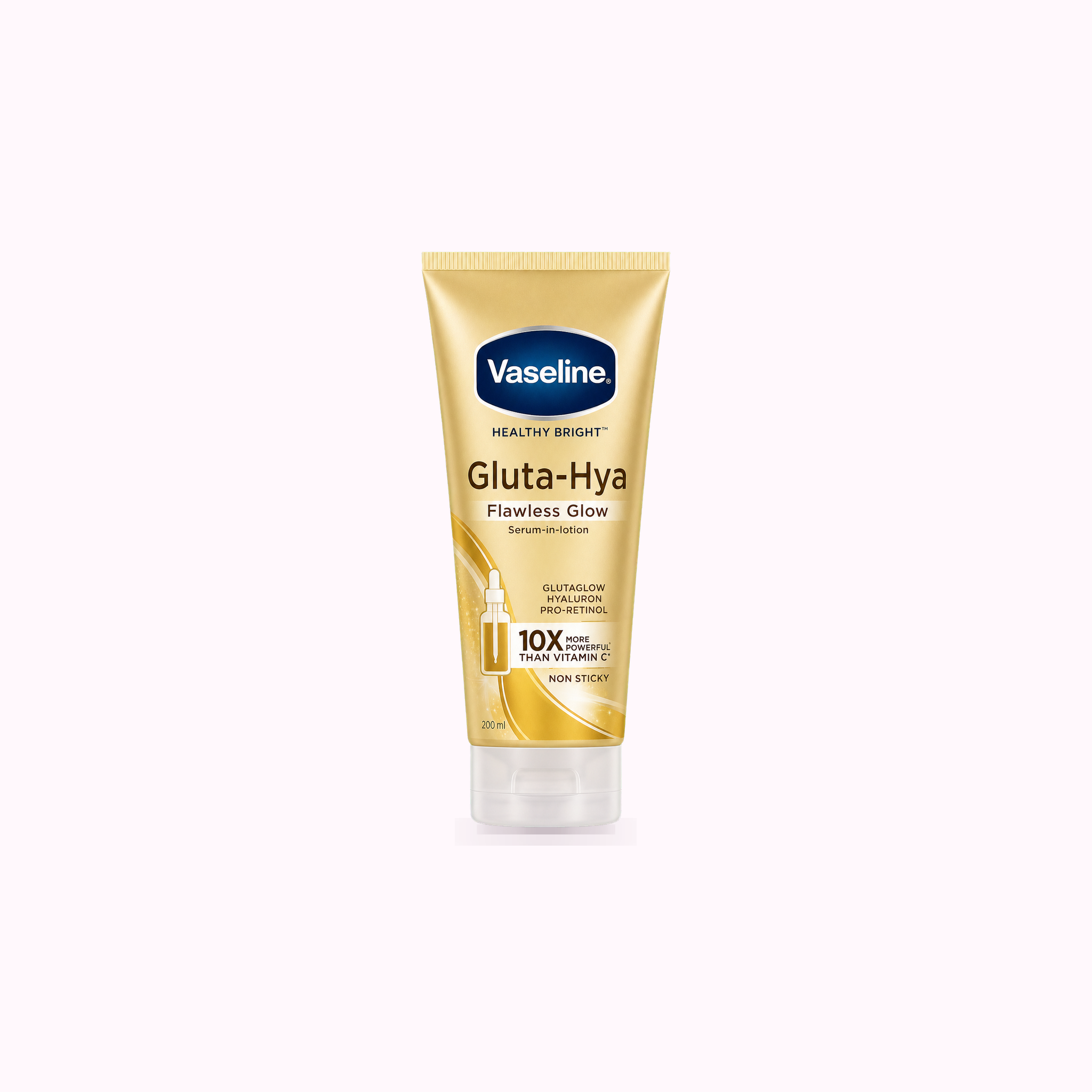 Vaseline Gluta-Hya Flawless Glow Lotion Bright, Even Tone Skin Glutathione Infused Moisturizer product cover