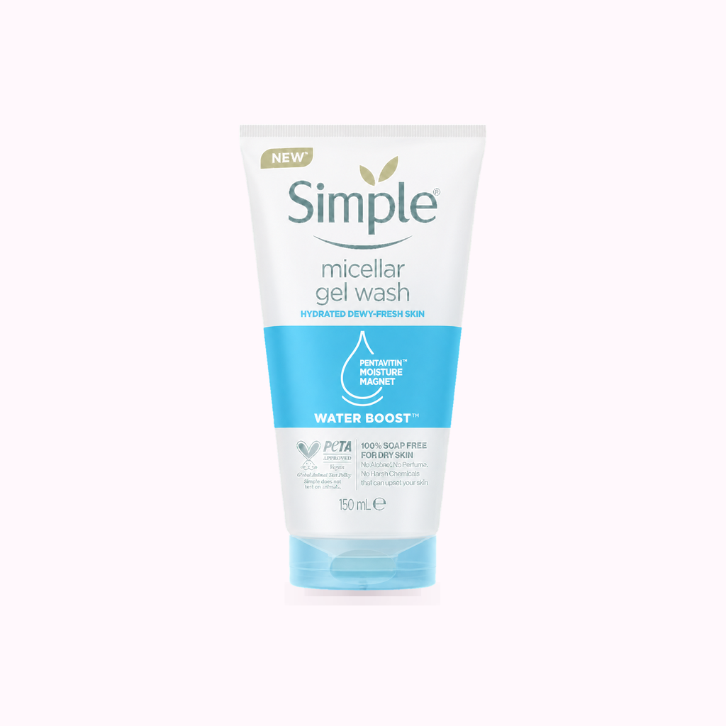 Simple Water Boost Micellar Facial Gel Wash product cover