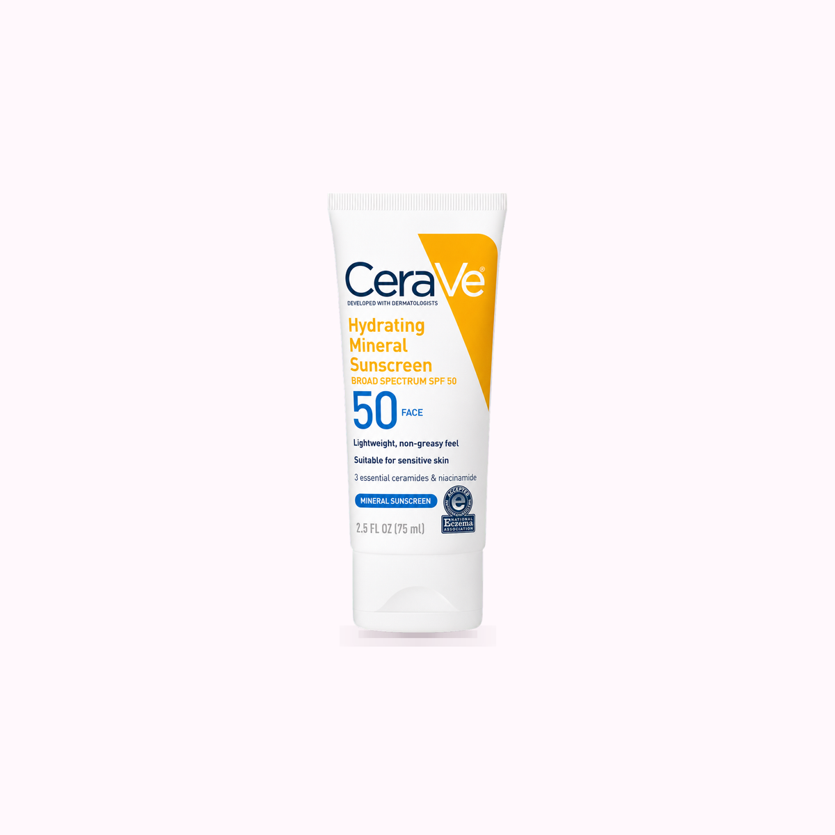 Cerave Hydrating Mineral Sunscreen SPF 50 Face Lotion product cover