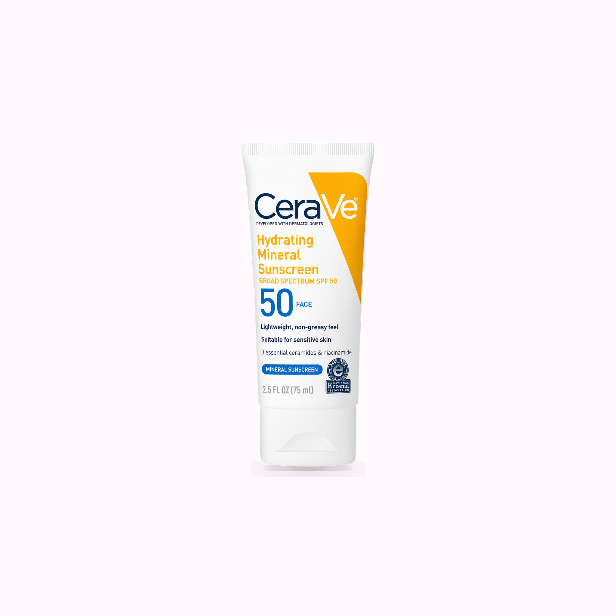 Cerave Hydrating Mineral Sunscreen SPF 50 Face Lotion product cover