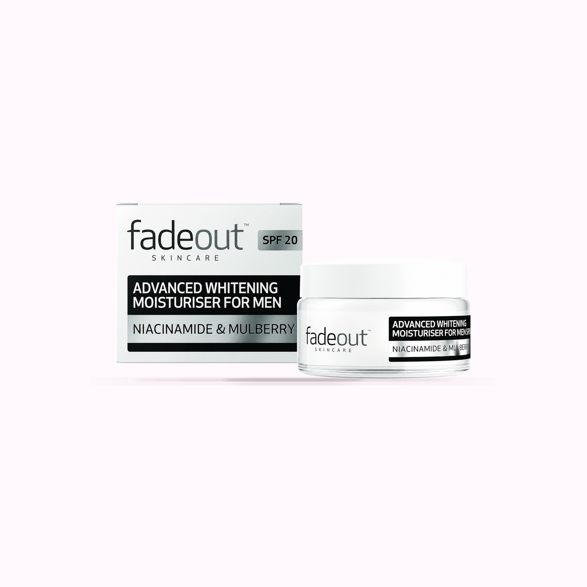 Fade Out ADVANCED BRIGHTENING MOISTURISER FOR MEN SPF20 product cover