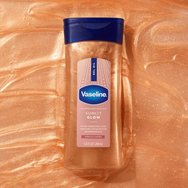 Vaseline Sunlit Glow Body Shimmer Gel Oil 200mll