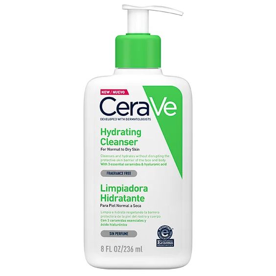 Cerave Hydrating Cleanser for Normal to Dry Skin 236ml (FRANCE)