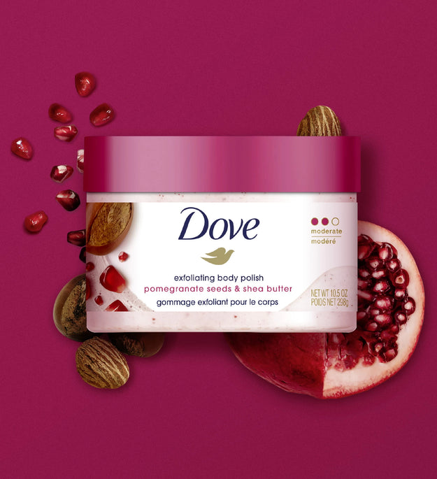 Dove Pomegranate Seeds & Shea Butter Body Scrub 