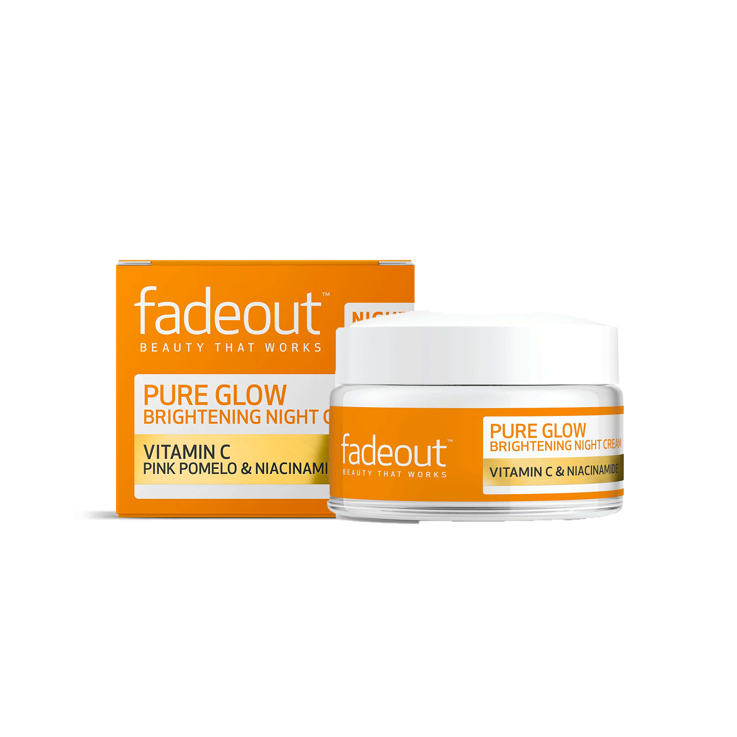 Fade Out PURE GLOW BRIGHTENING NIGHT CREAM – CosmoCosmetics