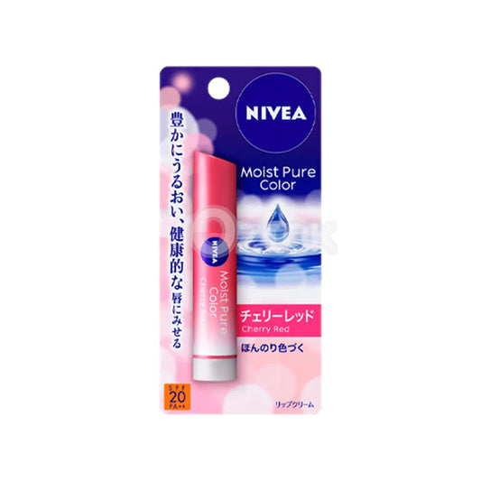 NIVEA Moist Pure Color Lip Brighten Up Cherry Red