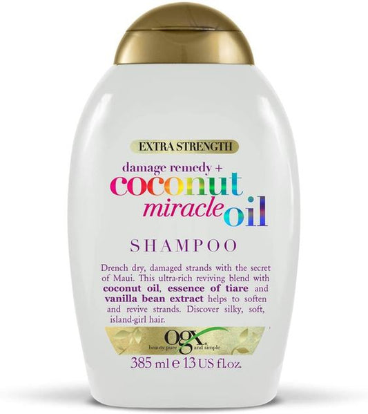 Ogx Extra Strength Damage Remedy + Coconut Miracle Oil Shampoo 13 fl oz