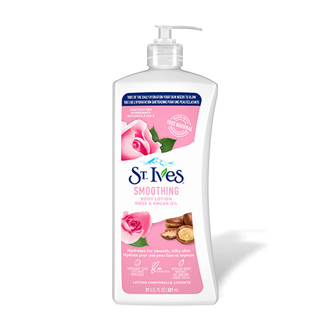 ST Ives SMOOTHING ROSE & ARGAN OIL BODY LOTION