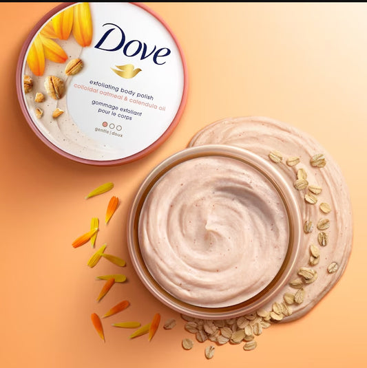 Dove Crushed Almond & Mango Butter Moderate Exfoliating Body Polish